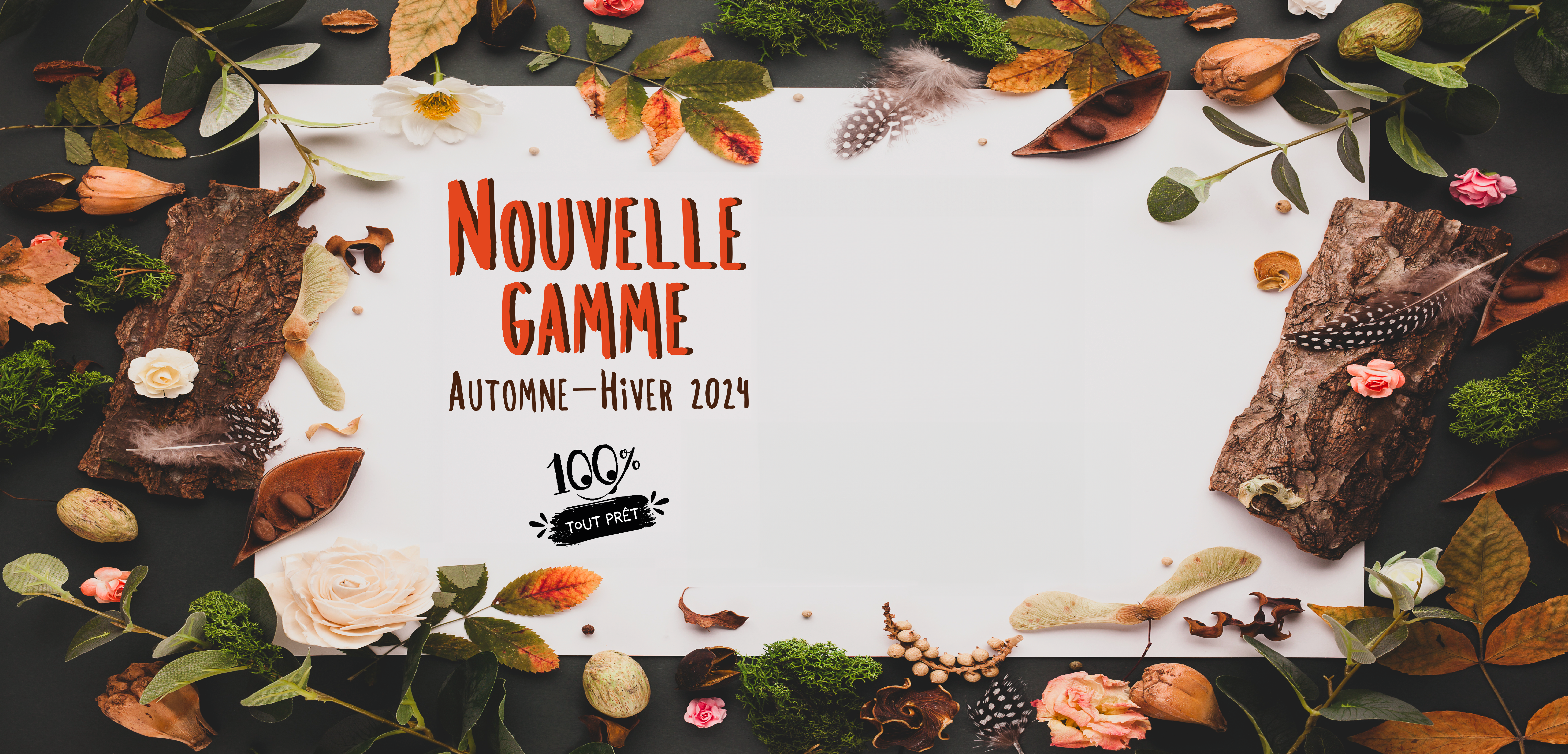 Découvrez notre nouvelle gamme 100% tout prêt pour la saison Automne-Hiver : de nouveaux concepts innovants pour une cuisine 100% rapide, 100% pratique et 100% variée !